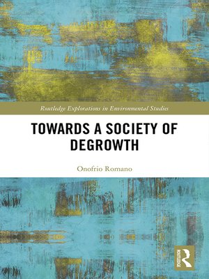cover image of Towards a Society of Degrowth